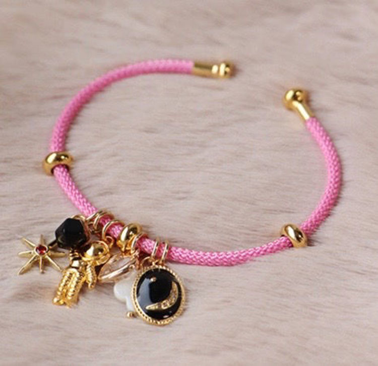 Afbeeldingen van Bangle Armband pink-gold, zonder bedels