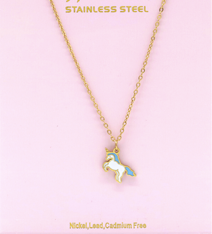 Afbeeldingen van Kinder ketting Unicorn