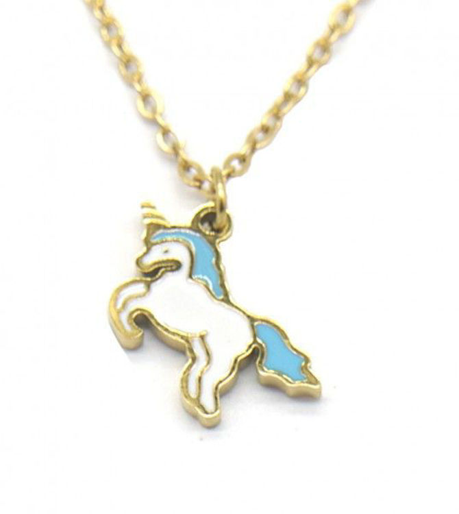 Afbeeldingen van Kinder ketting Unicorn