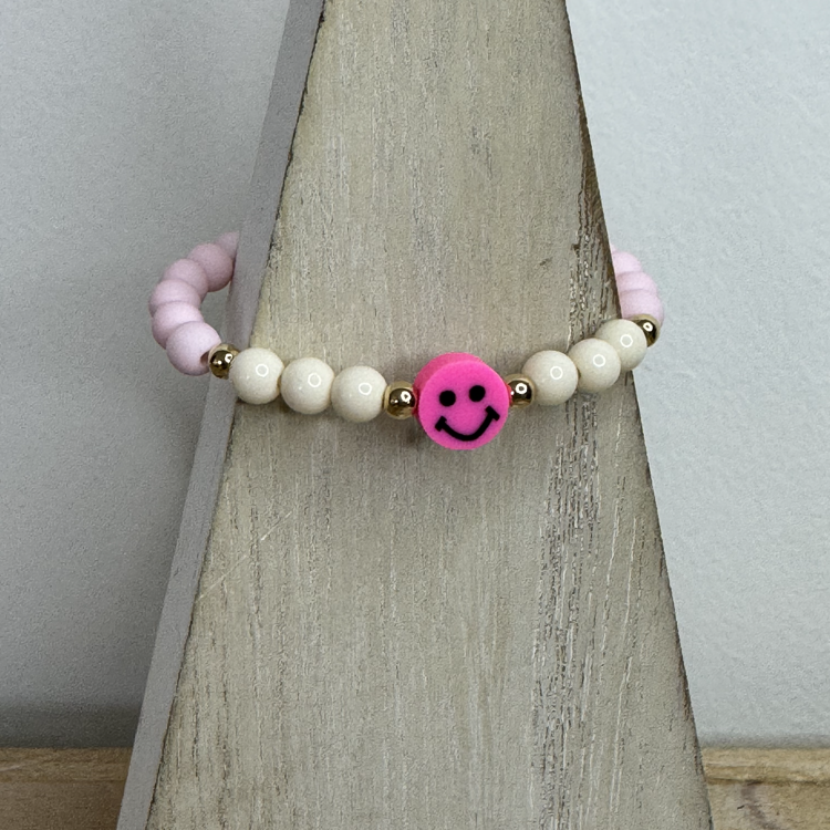 Afbeeldingen van Kinderarmband met Smiley