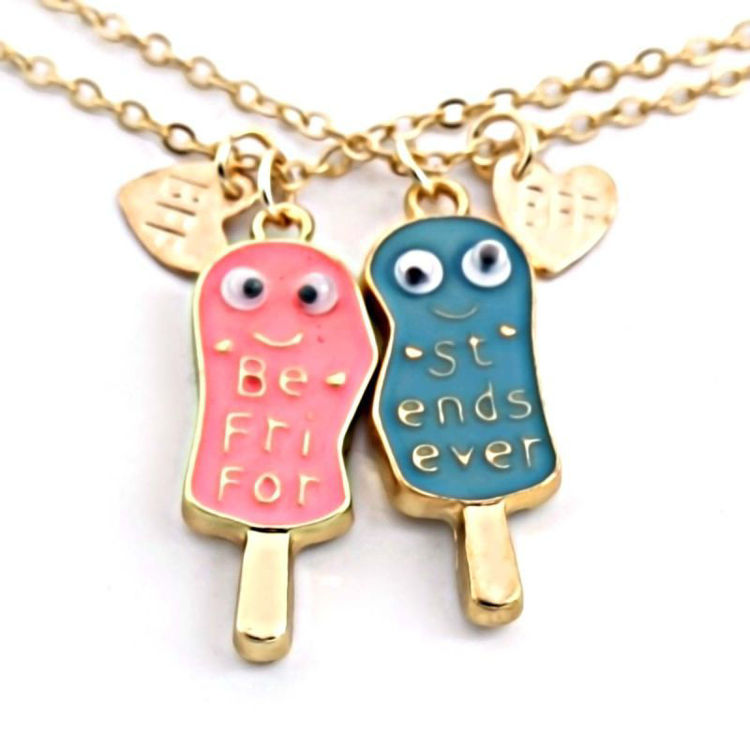 Afbeeldingen van Friendship Necklace BFF Set for Kids 2pcs