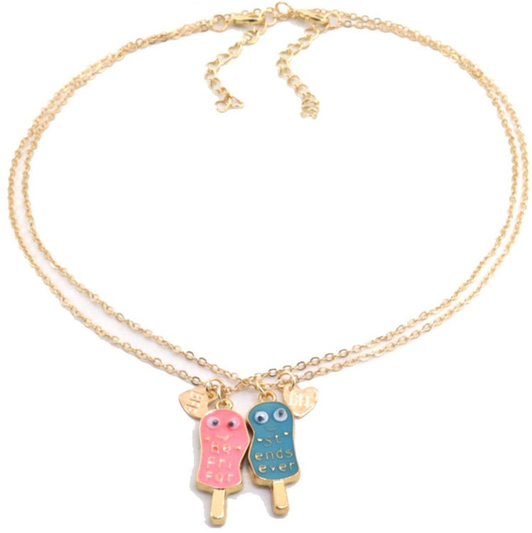 Afbeeldingen van Friendship Necklace BFF Set for Kids 2pcs