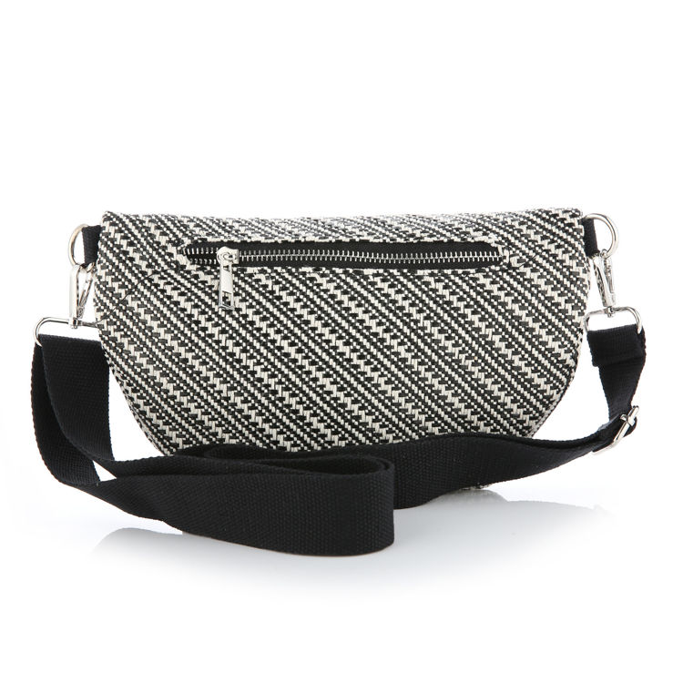 Afbeeldingen van Heuptas of crossbody tas zwart