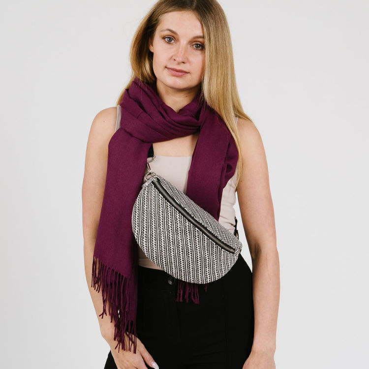 Afbeeldingen van Heuptas of crossbody tas zwart