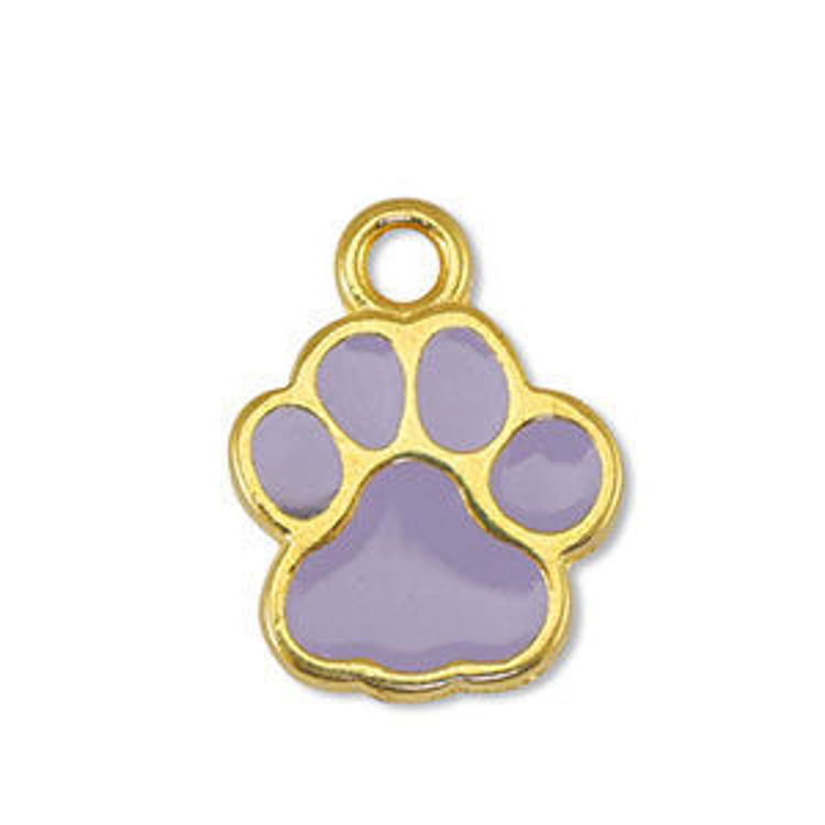 Afbeeldingen van Losse Bedel dog paw lilac-goud, stel zelf samen