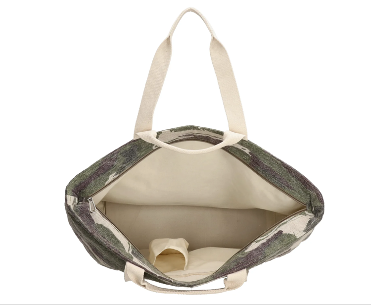 Afbeeldingen van Grote camouflage shopper