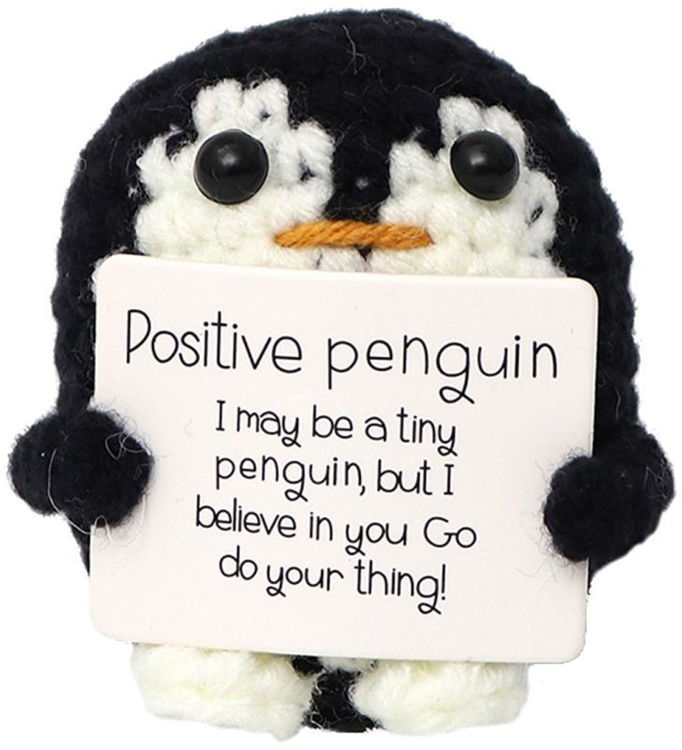 Afbeeldingen van Positive  Penguin gehaakt