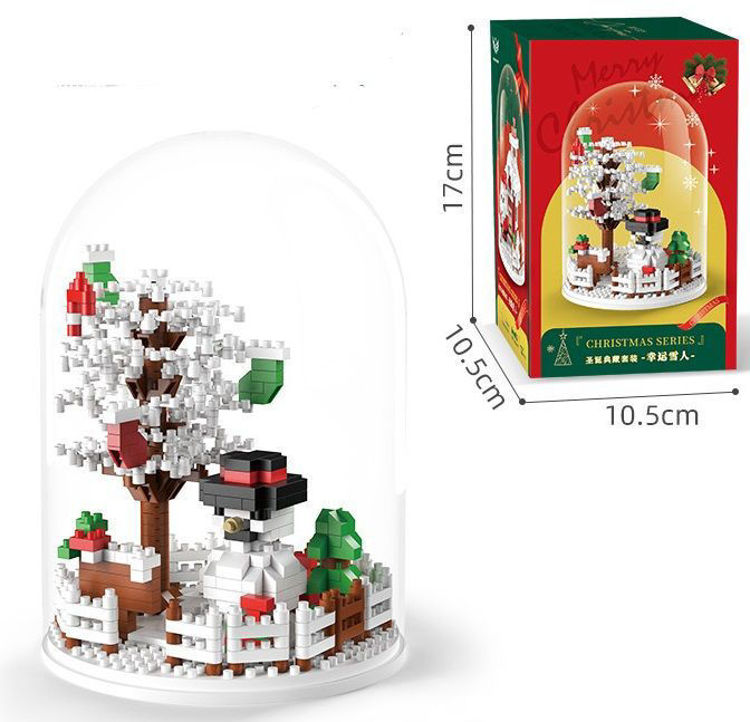 Afbeeldingen van Building Block Set in Stolp Christmas