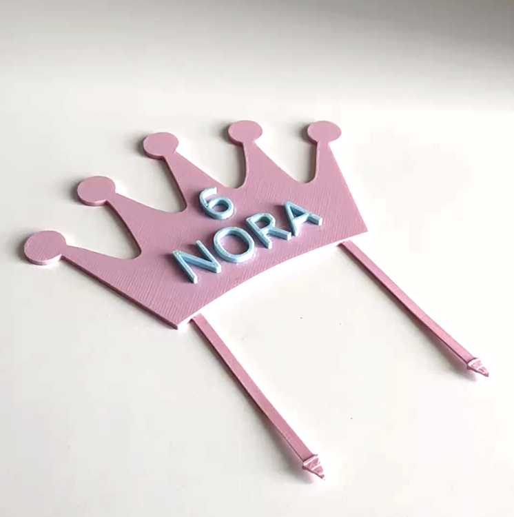 Afbeeldingen van Taarttopper Kroon – de perfecte finishing touch voor een prinsessen feest!