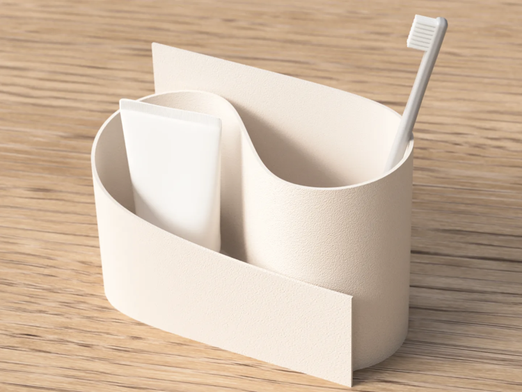 Afbeeldingen van Modern Organizer – Minimalistische Opberger voor Badkamer of Bureau | 3D-geprint