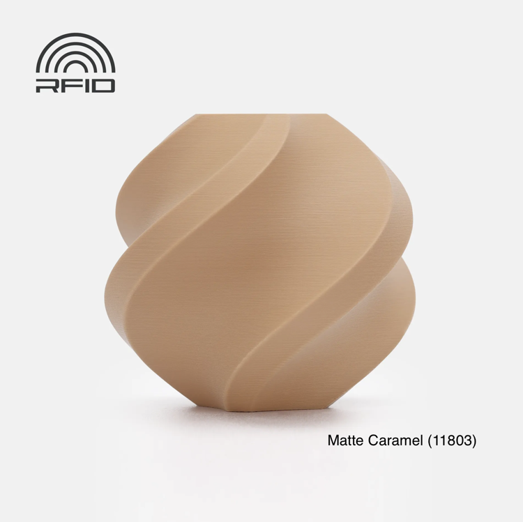 Afbeeldingen van 3D-geprinte Paddenstoel – Sfeervolle Theelichthouder & Decoratie-LARGE- Caramel en Jade Wit-Geribbeld deksel