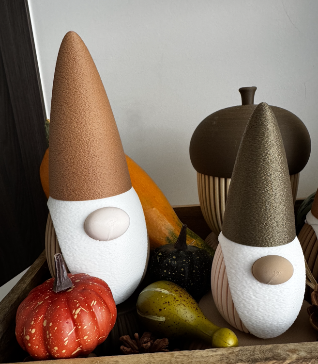 Afbeeldingen van Schattige Gnome-KLEIN- Bronze muts