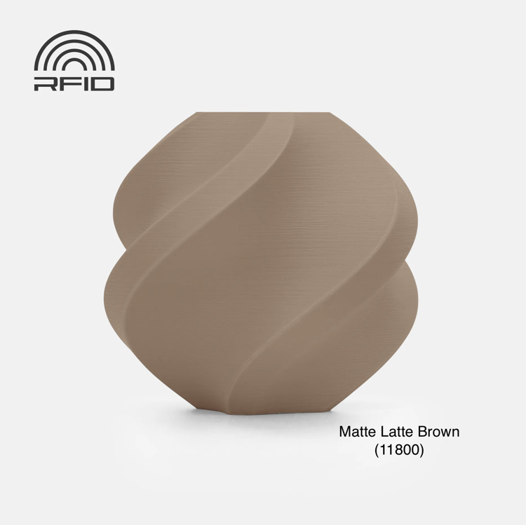 Afbeeldingen van 3D-geprint Eikelpotje – Decoratief & Functioneel-GROOT-Latte Brown en Dark Brown