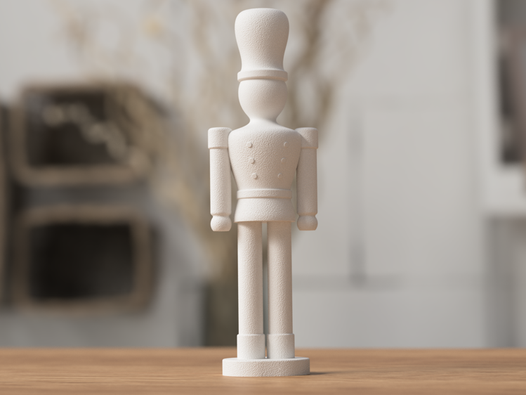 Afbeeldingen van 3D-geprinte Nutcracker – moderne kerstklassieker - 44cm