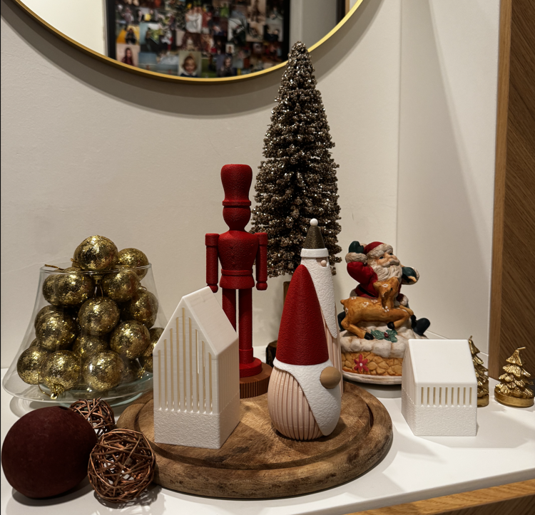 Afbeeldingen van 3D-geprinte Nutcracker – moderne kerstklassieker - 44cm