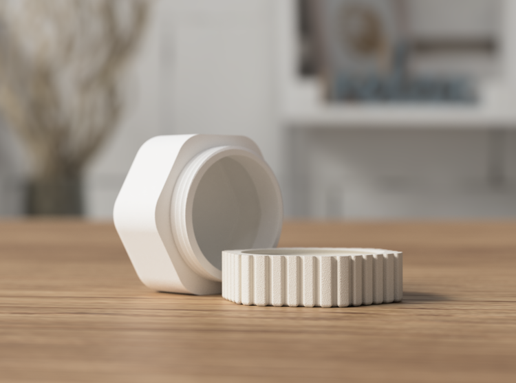 Afbeeldingen van 10 ml Reis Opbergpotje – Cosmetica & Crèmes | Duurzaam PLA | Lokaal Gemaakt in Mol