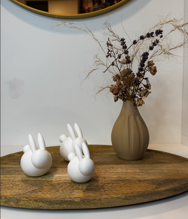 Afbeeldingen van bunny - konijn decoratie - set van 3